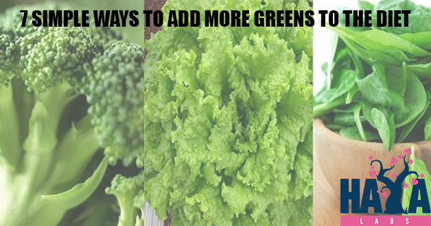 7 simple ways to add more greens to the diet